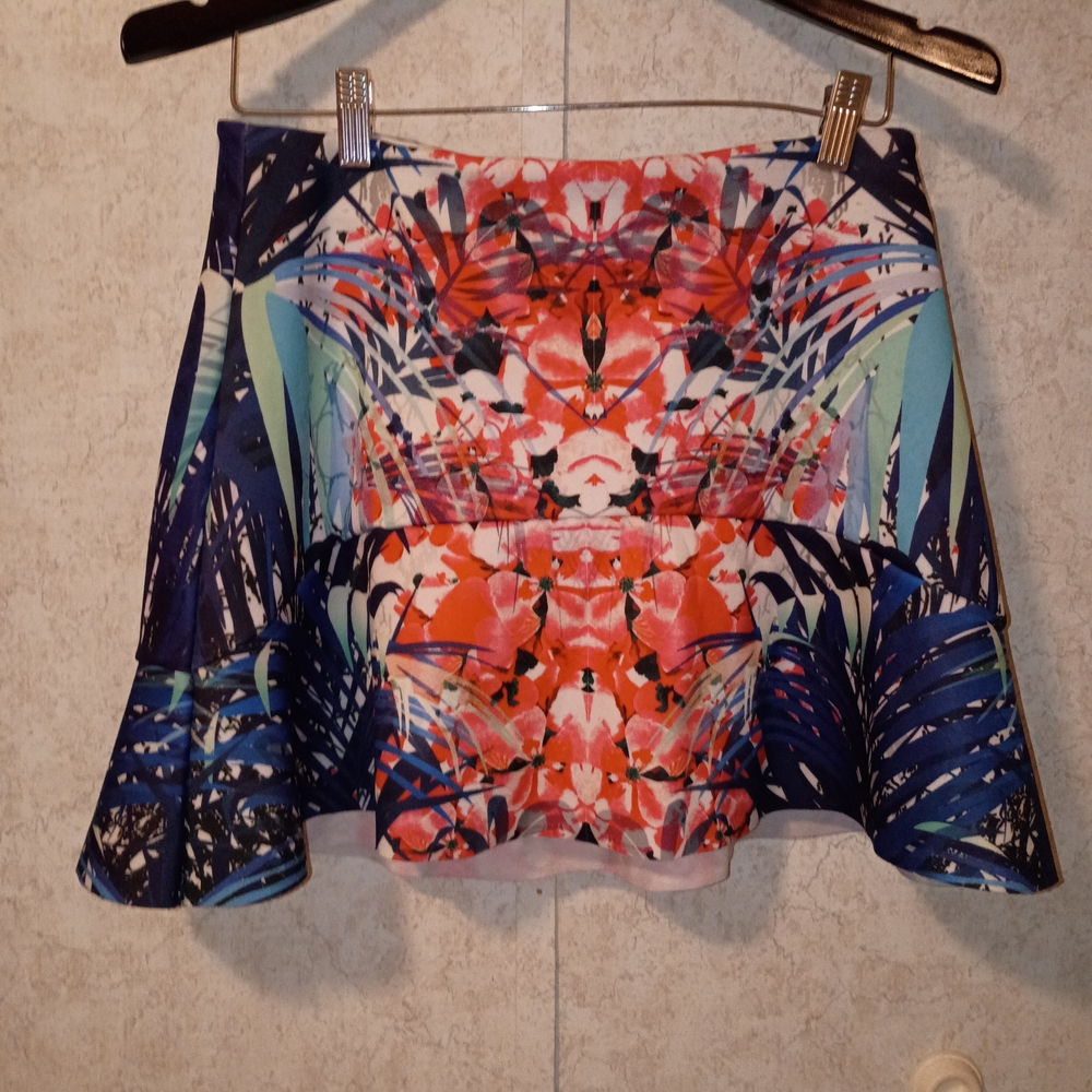 Floral Burst Mini Skirt